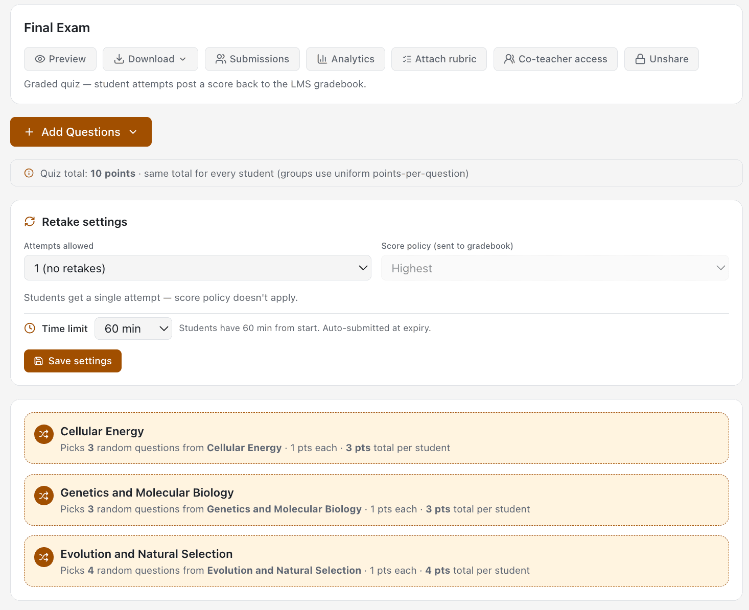 EduGears AI for Moodle & Canvas